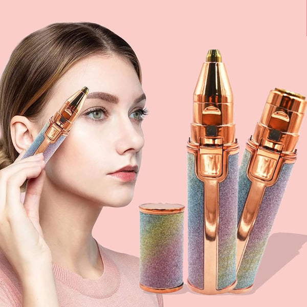 Eyebrow And Hair Electric Trimmer With USB Charging Cable