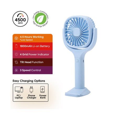 Sanford - Rechargeable Hand Fan